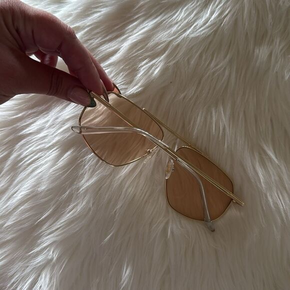 Translucent vintage style sunglasses main image 6